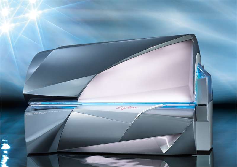 Ergoline Prestige 1100-S Dynamic Power е най-екстремният солариум в най-позитивния смисъл: осигурява интензивен, незабавно видим и дълготраен тен