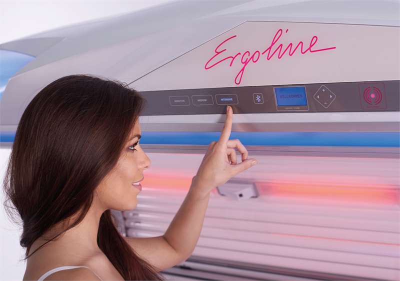 Солариум Ergoline Prestige 1600 Hybrid Performance предлага индивидуален избор на тен: нежeн, умерен или интензивен