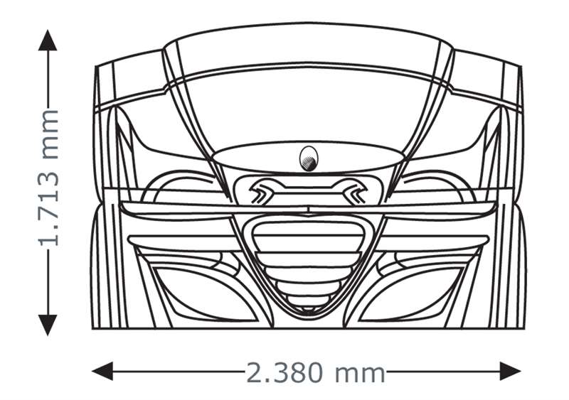 Солариум megaSun 7900 Alpha Deluxe, затворен, размери