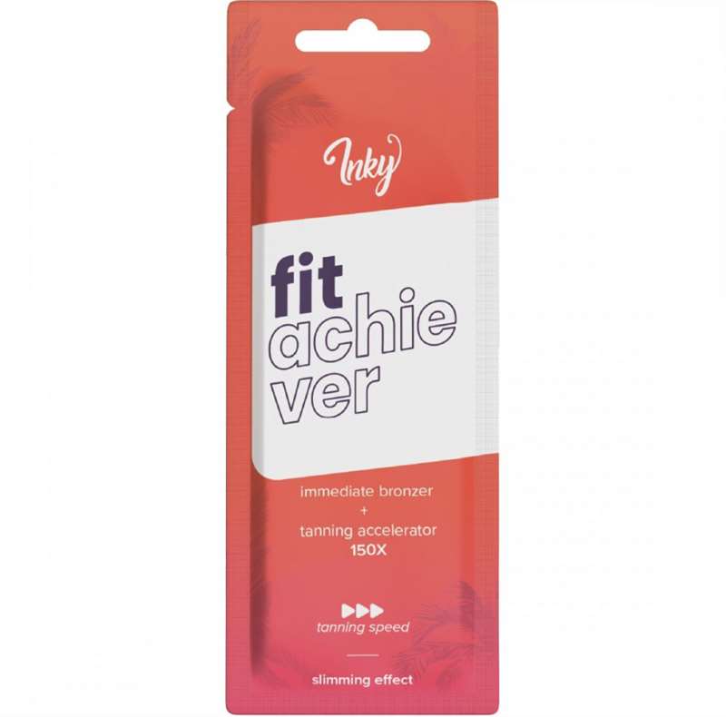 Лосион за солариум Inky Fit Achiever, козметика за солариум със стягящ ефект от Inky, 15 ml