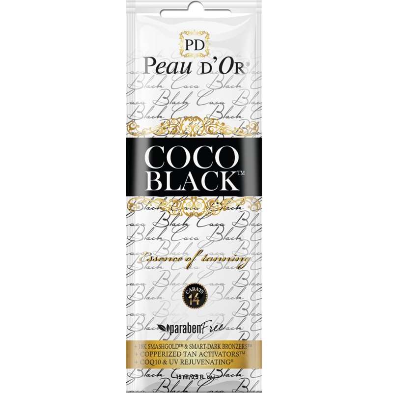 Лосион за солариум Coco Black, козметика за солариум от Peau d’Or, 15 ml