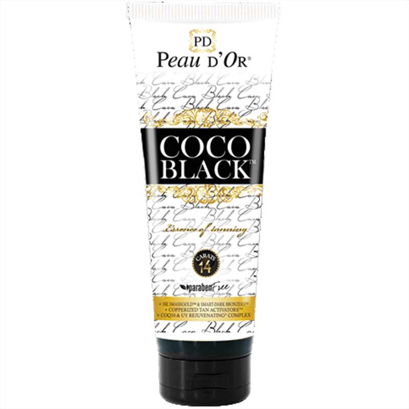Лосион за солариум Coco Black, козметика за солариум от Peau d’Or, 250 ml