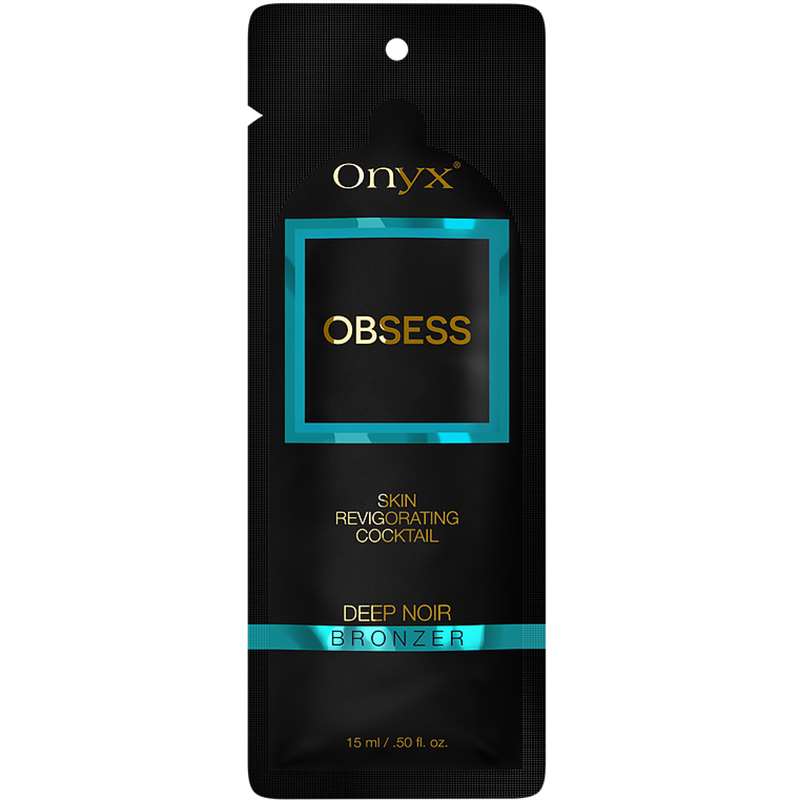 Лосион за солариум Obsess Deep Noir Bronzer, козметика за солариум от Onyx, 15 ml