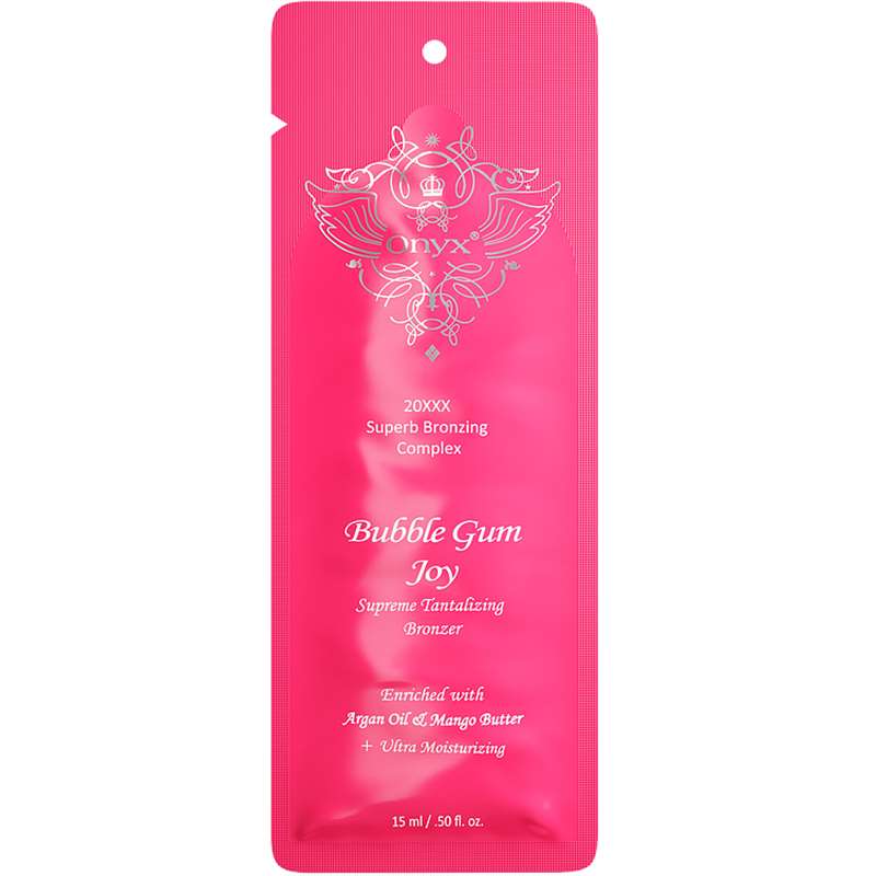 Лосион за солариум Bubble Gum Joy, козметика за солариум от Onyx, 15 ml