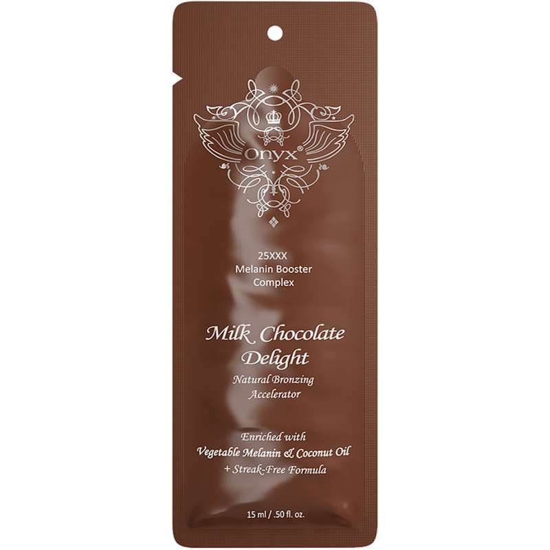 Лосион за солариум Milk Chocolate Delight, козметика за солариум от Onyx, 15 ml