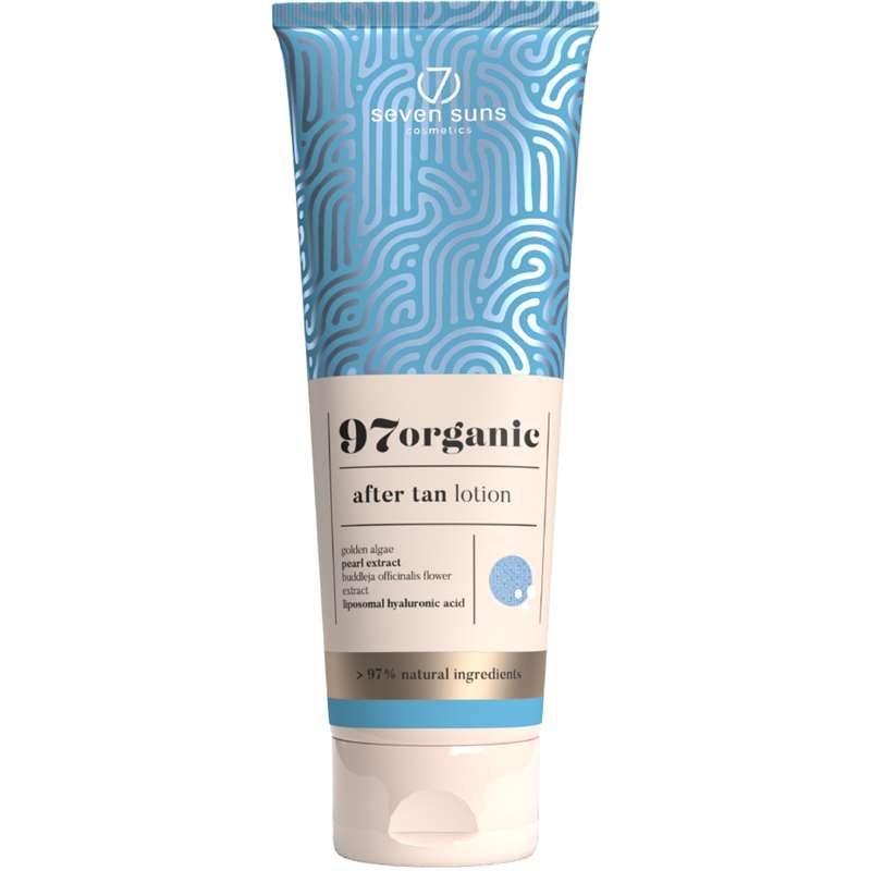 Лосион за след солариум 97organic After Tan Lotion, козметика за след солариум от 7suns, 250 ml