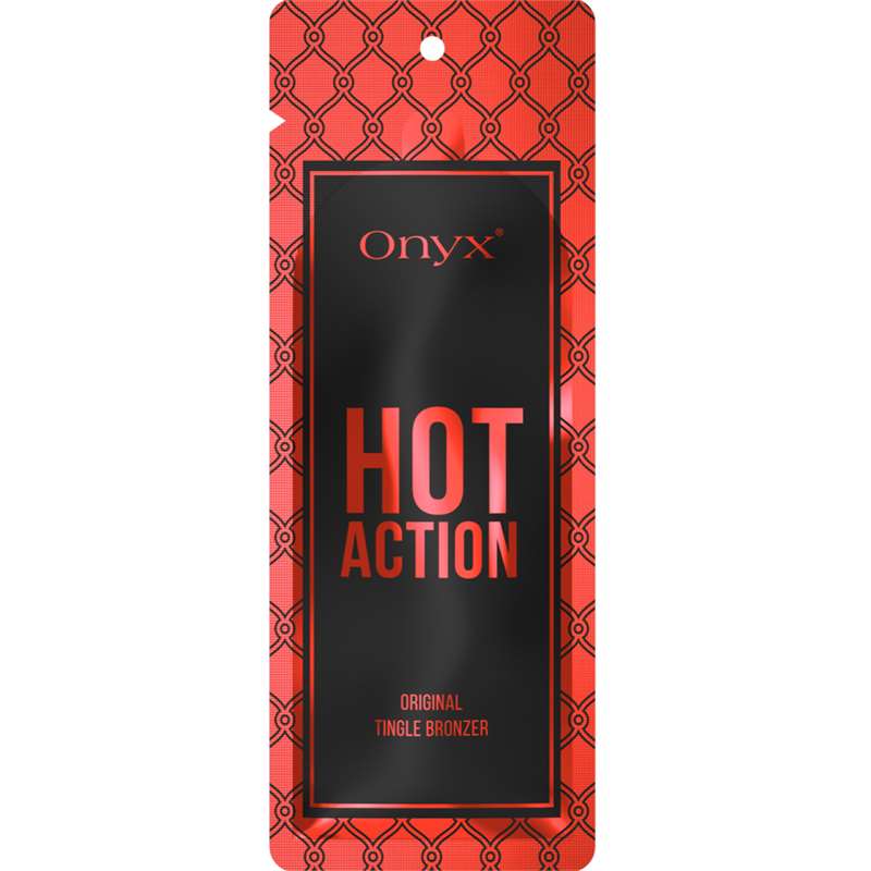 Лосион за солариум със загряващ ефект Hot Action Bronzer, козметика за солариум от Onyx, 12 ml