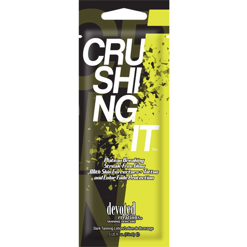 Лосион за солариум Crushing It, козметика за солариум от Devoted Creations, 15 ml