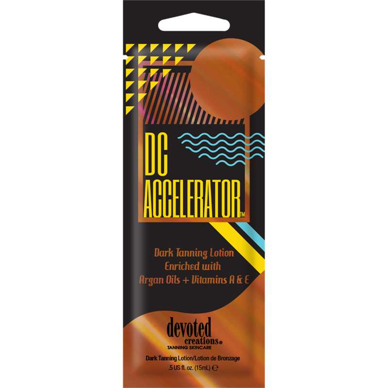 Лосион за солариум Accelerator, козметика за солариум от Devoted Creations, 15 ml