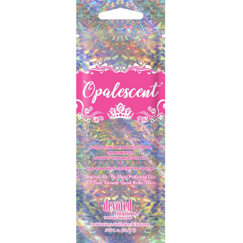 Лосион за солариум Opalescent, козметика за солариум от Devoted Creations, 15 ml
