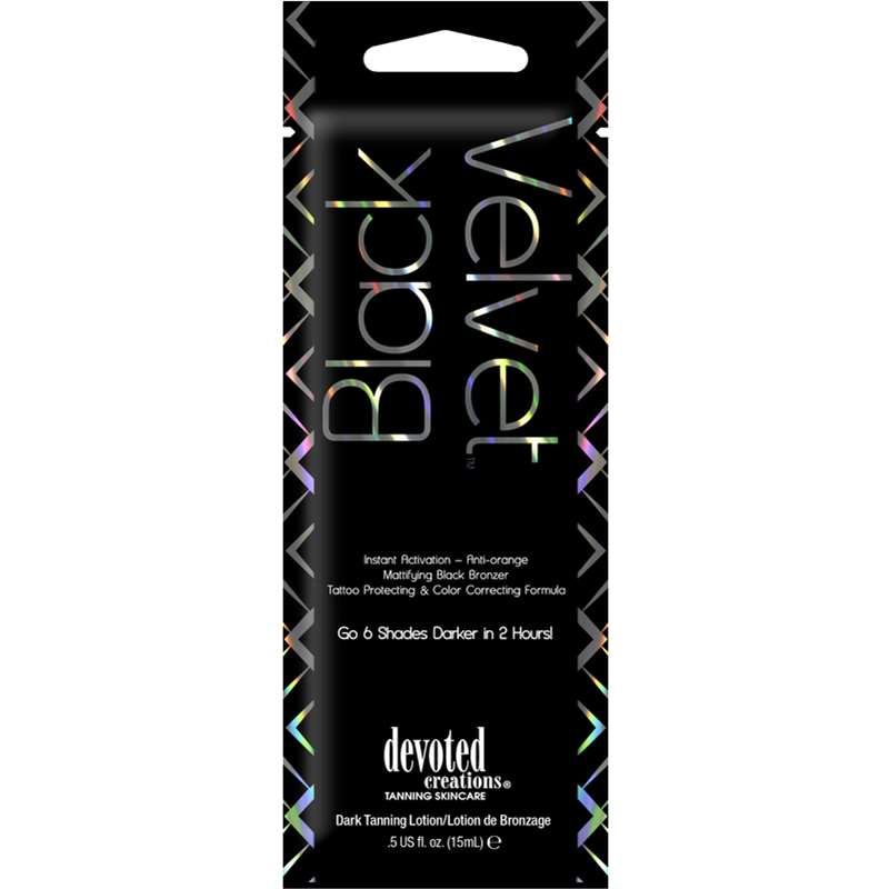 Лосион за солариум Black Velvet, козметика за солариум от Devoted Creations, 15 ml