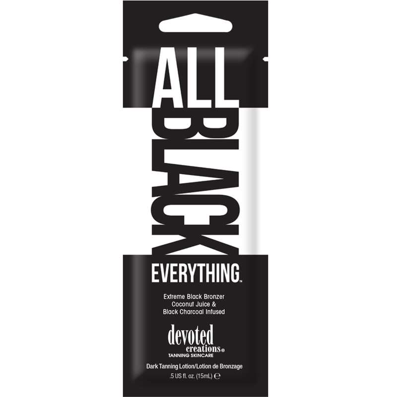 Лосион за солариум All Black Everything, козметика за солариум от Devoted Creations, 15 ml