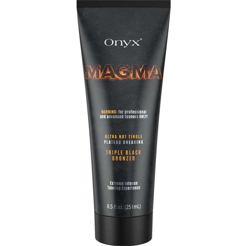 Загряващ лосион за солариум Magma, соларна козметика за напреднали от Onyx, 250 ml