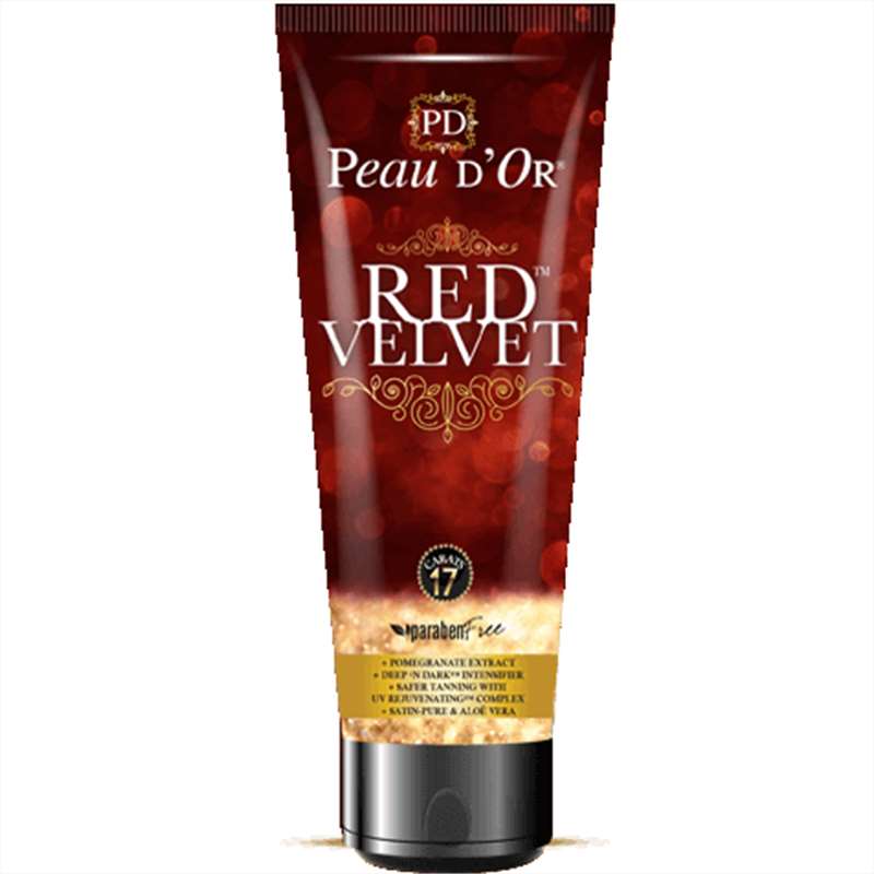 Лосион за солариум Red Velvet, козметика за солариум от Peau d’Or, 250 ml