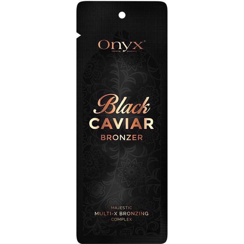 Лосион за солариум Black Caviar Bronzer, козметика за солариум от Onyx, 15 ml