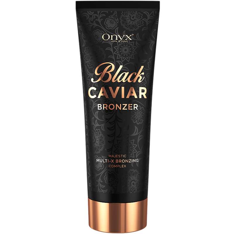 Лосион за солариум Black Caviar Bronzer, козметика за солариум от Onyx, 200 ml