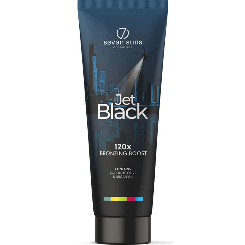 Лосион за солариум Jet Black, козметика за солариум от 7suns, 250 ml