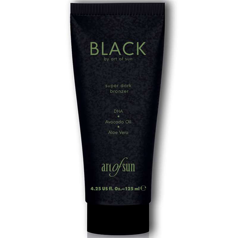 Лосион за солариум BLACK super dark bronzer, козметика за солариум от Art of Sun, 125 ml