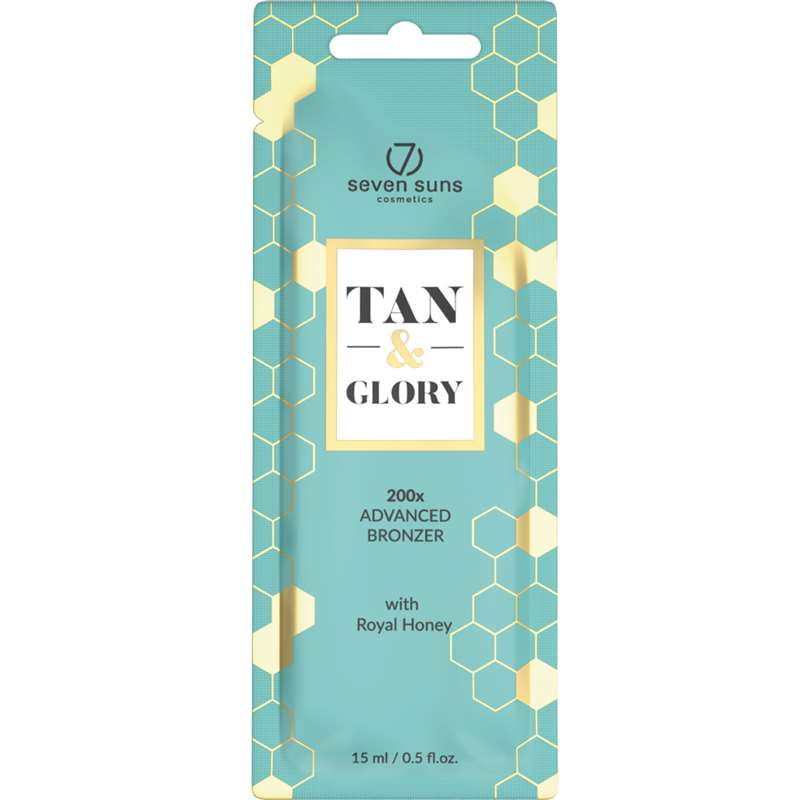 Лосион за солариум Tan&Glory, козметика за солариум от 7suns, 15 ml