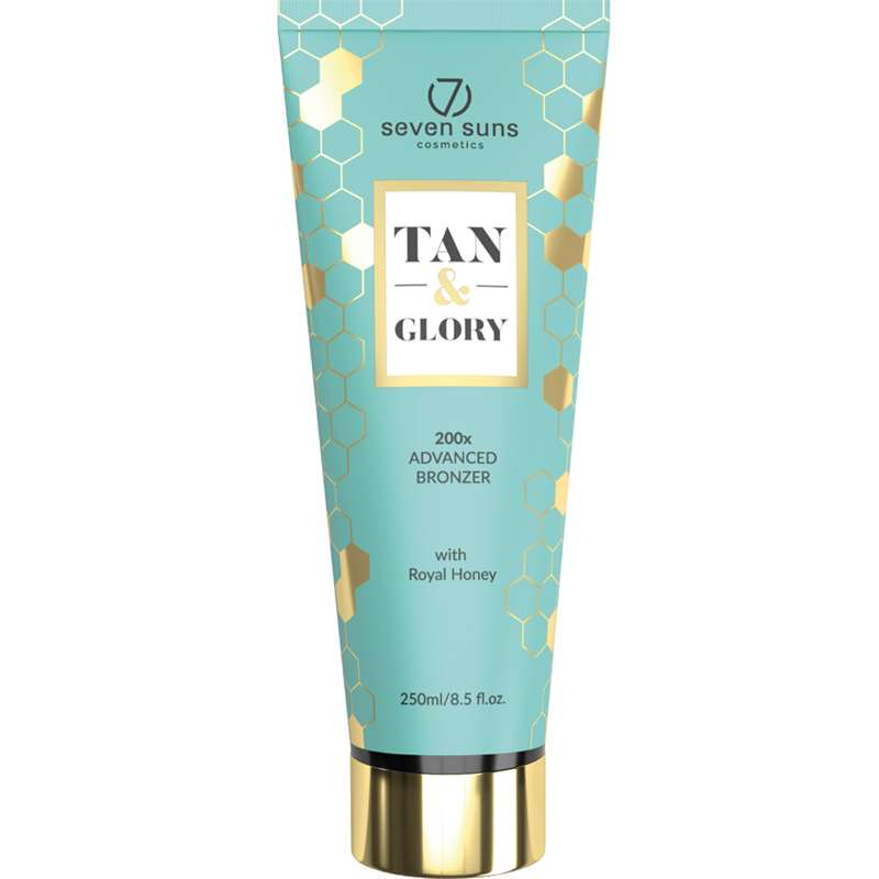 Лосион за солариум Tan&Glory, козметика за солариум от 7suns, 250 ml