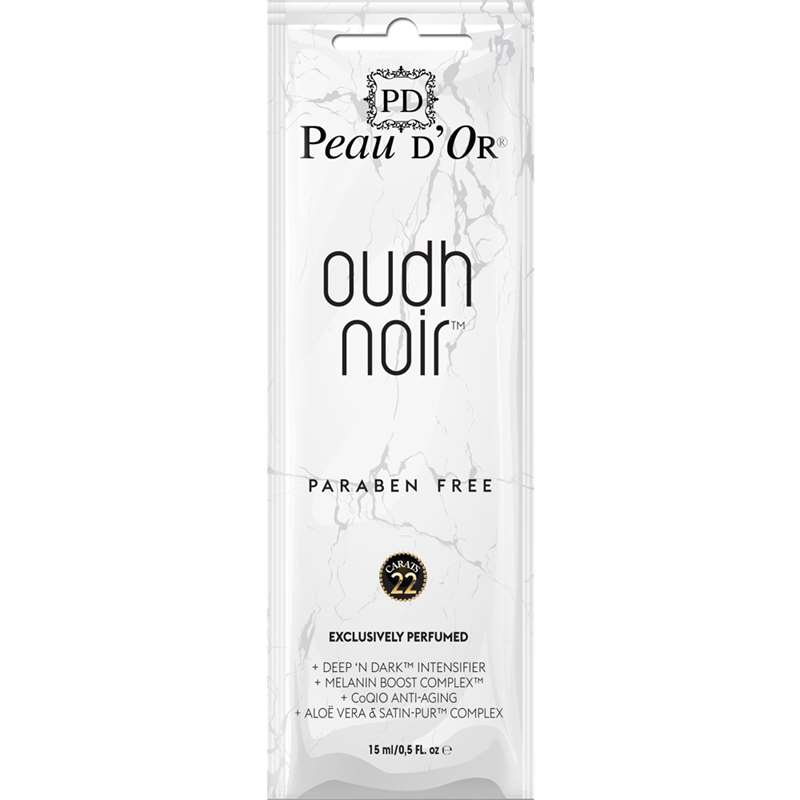 Лосион за солариум Oudh Noir, козметика за солариум от Peau d’Or, 15 ml
