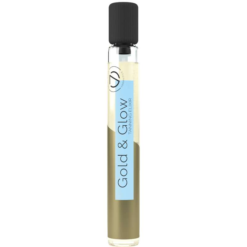 Сухо олио за лице Gold & Glow, козметика за солариум от 7suns, 5,7 ml