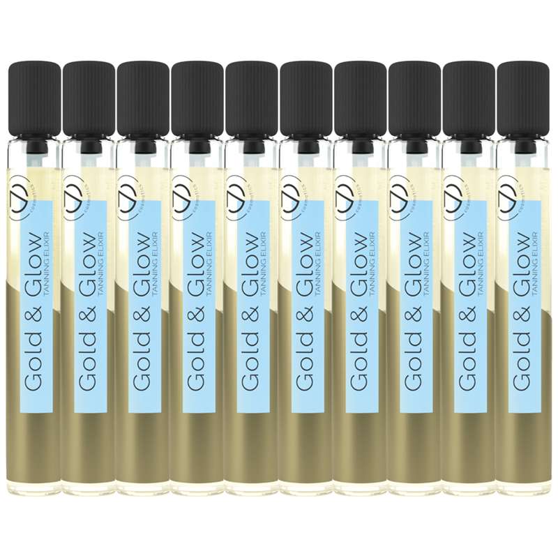 Сухо олио за лице Gold & Glow, козметика за солариум от 7suns,10х5,7 ml