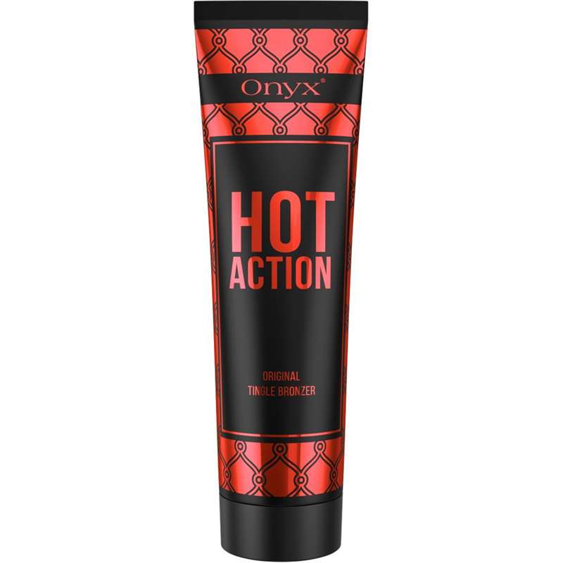 Лосион за солариум със загряващ ефект Hot Action Bronzer, козметика за солариум от Onyx, 150 ml