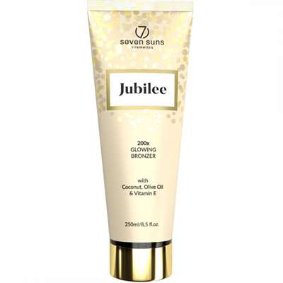 Jubilee соларна козметика със златни прахови частици