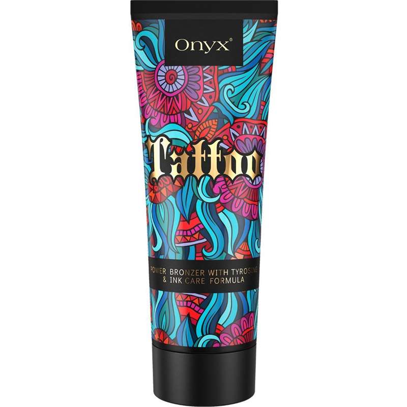 Лосион за солариум TATTOO power bronzer and ink care formula, козметика за солариум от Onyx, 200 ml