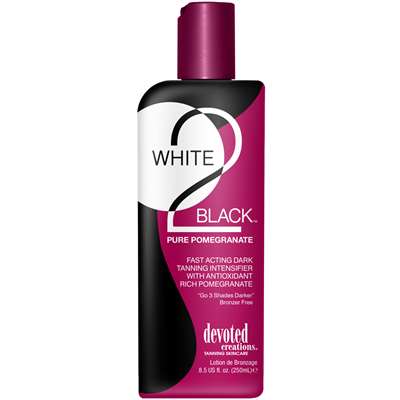White 2 Black Pure Pomegranate козметика за солариум