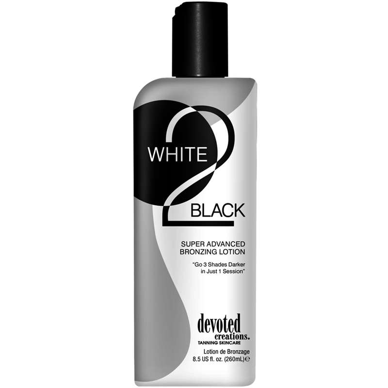 Лосион за солариум White 2 Black, козметика за солариум от Devoted Creations, 250 ml
