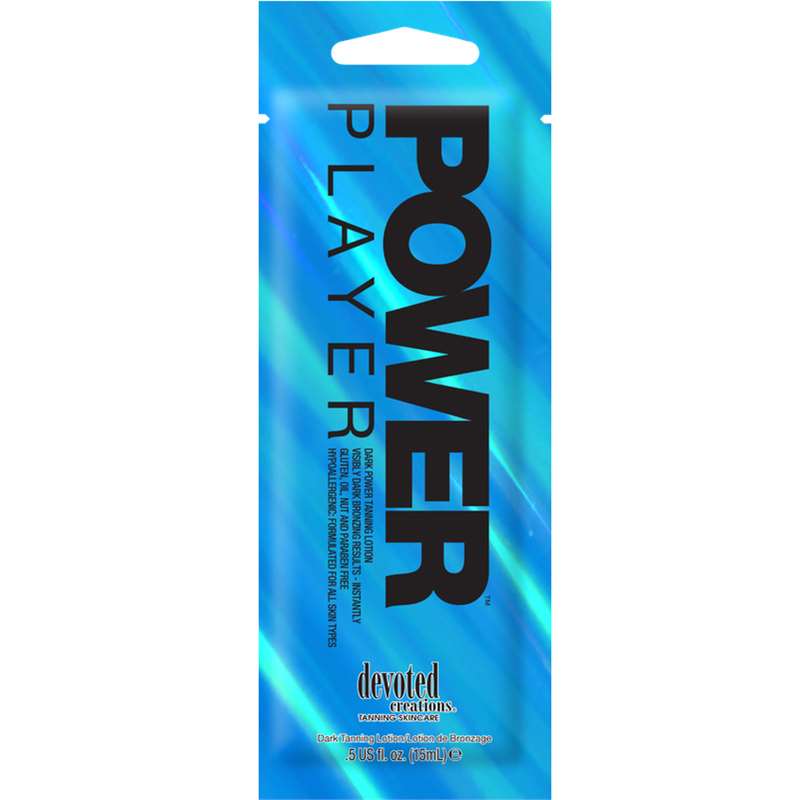 Лосион за солариум Power Player, козметика за солариум от Devoted Creations, 15 ml