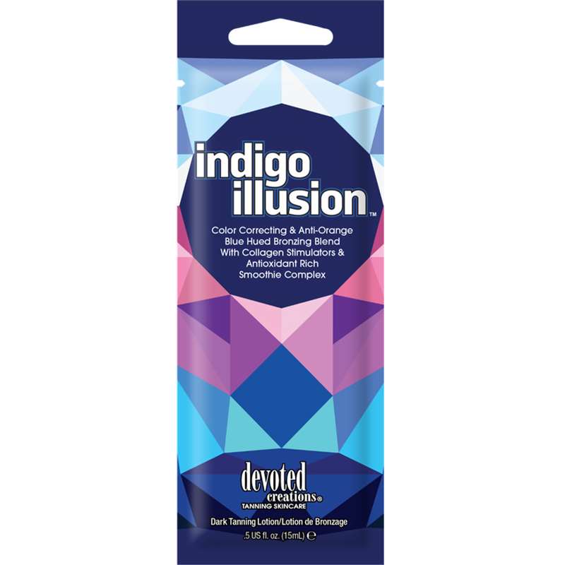 Лосион за солариум Indigo Illusion, козметика за солариум от Devoted Creations, 15 ml