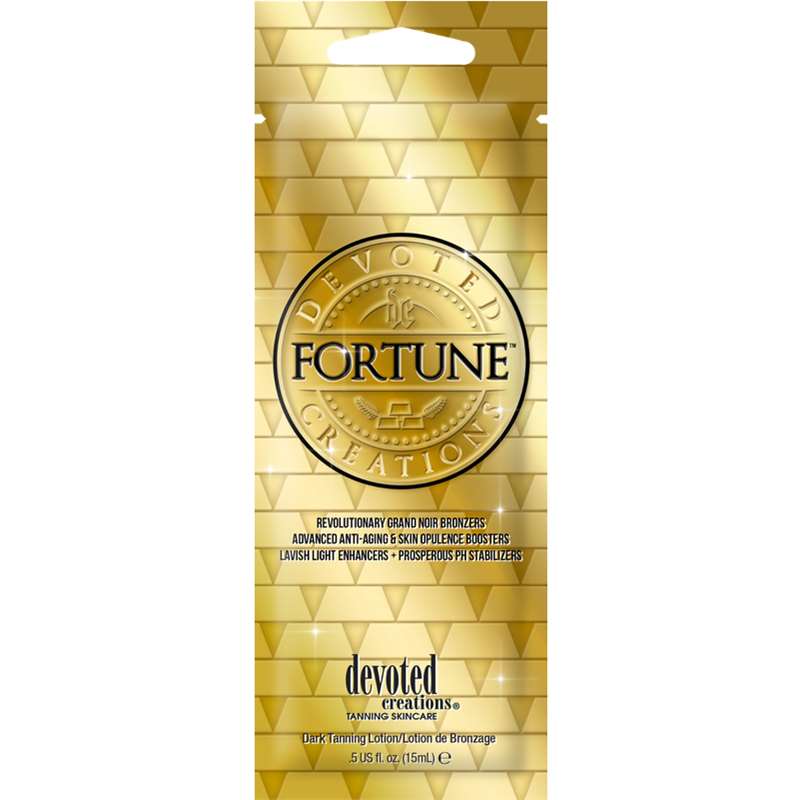 Лосион за солариум Fortune, козметика за солариум от Devoted Creations, 15 ml