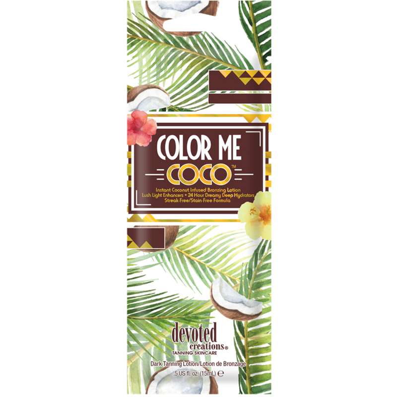 Лосион за солариум Color Me Coco, козметика за солариум от Devoted Creations, 15 ml