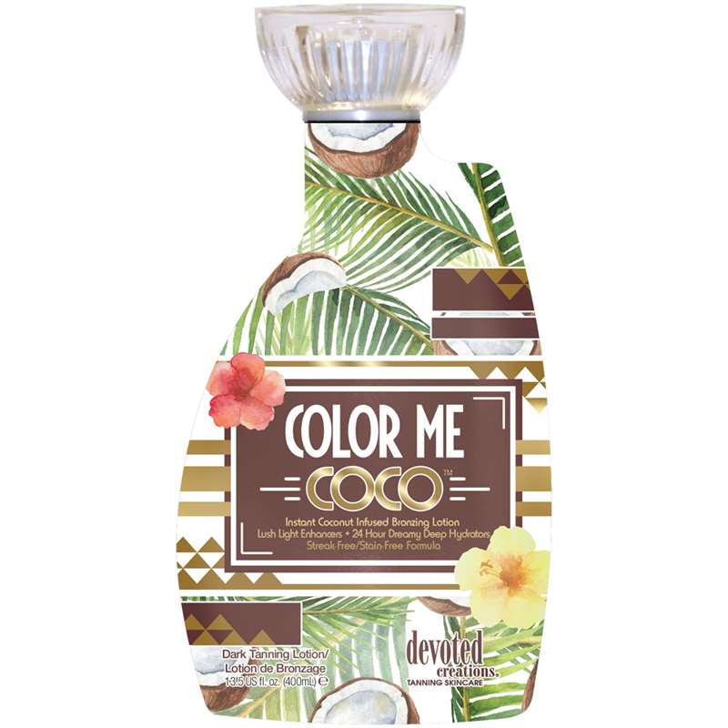 Лосион за солариум Color Me Coco, козметика за солариум от Devoted Creations, 400 ml