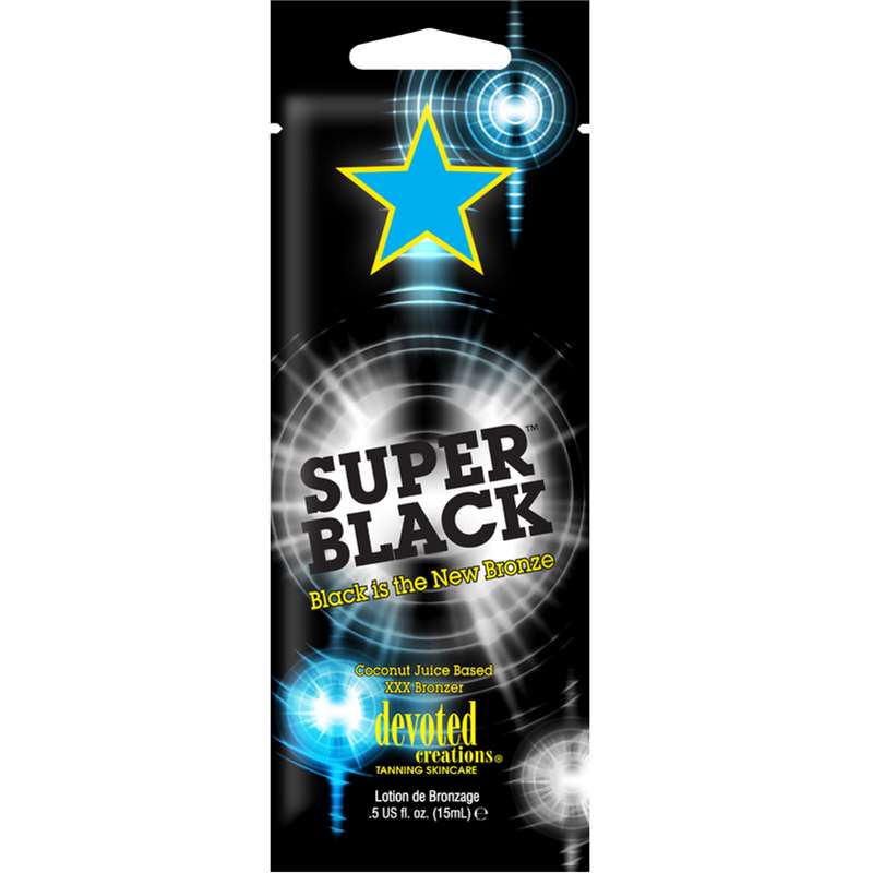Лосион за солариум Super Black, козметика за солариум от Devoted Creations, 15 ml
