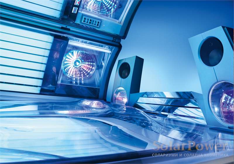 Солариум Ergoline Esprit 770-S Dynamic Power е с гласова навигация, музикална система с 3D звук, MP3 и смартфон свързване