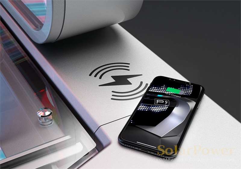 Със солариум megaSun P9 лесно и безжично зареждате смартфона си по време на тен сесията