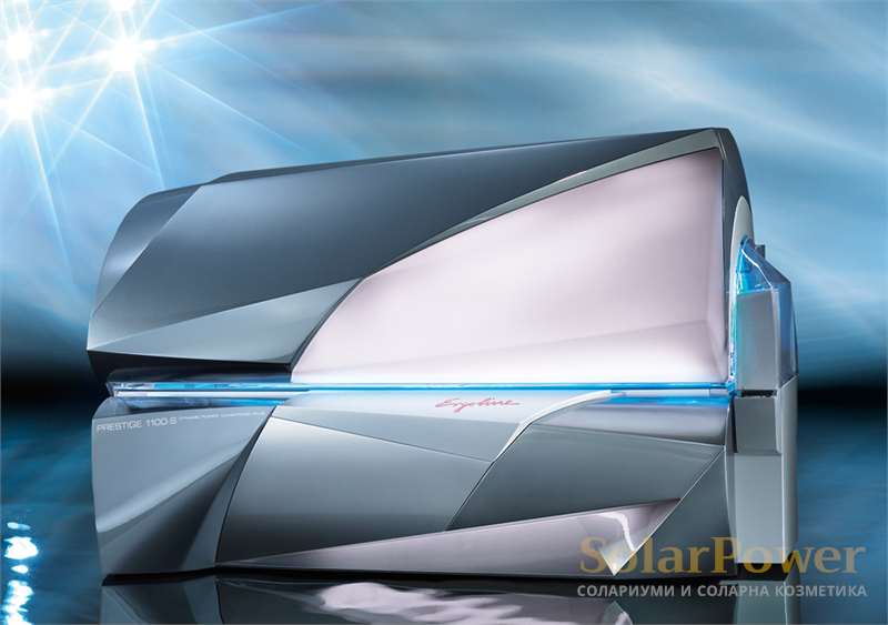 Ergoline Prestige 1100-S Dynamic Power е най-екстремният солариум в най-позитивния смисъл: осигурява интензивен, незабавно видим и дълготраен тен