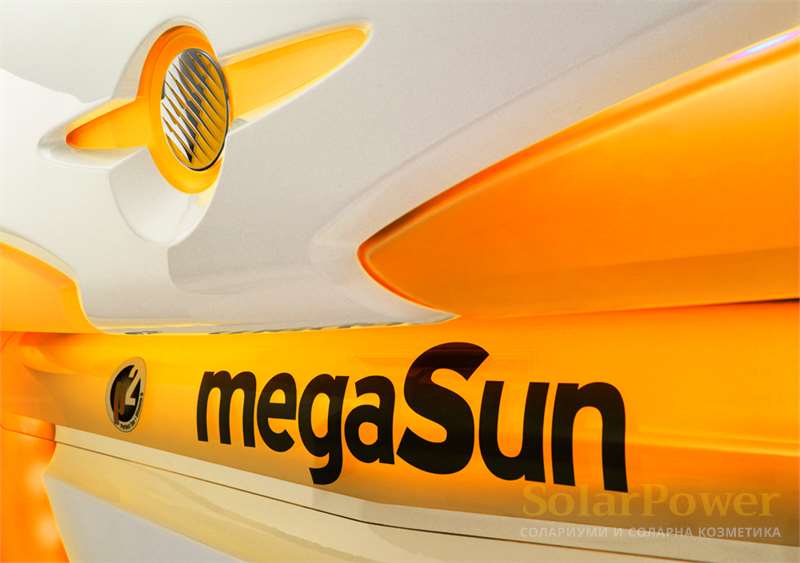 Солариум megaSun 6800 Alpha intelliSun съчетава естетика, оптимална производителност и интелигентна технология на работа гарантираща атрактивен тен