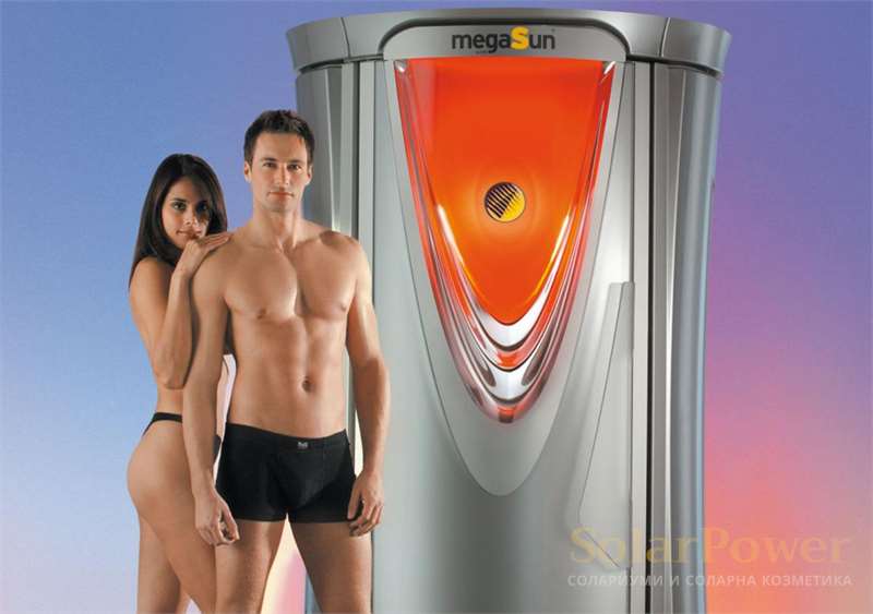 Солариум megaSun Tower pureEnergy T200 предлага комбинация от комфорт, мощност и зашеметяващ дизайн