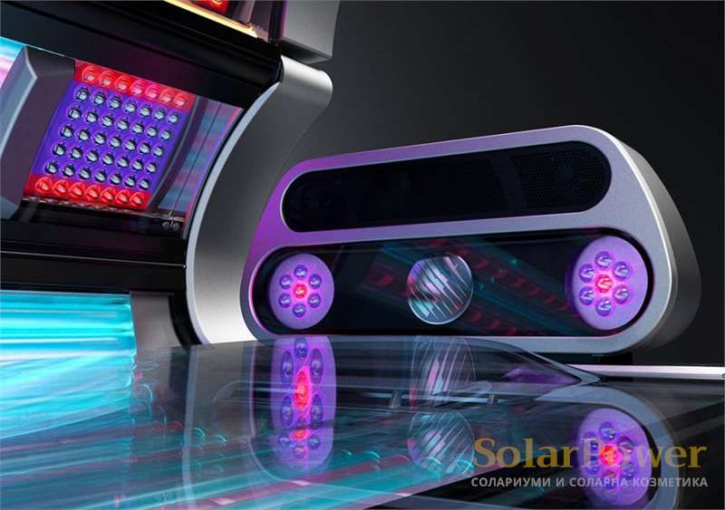 Солариум megaSun P9S е със звукова система за брилянтно музикално изживяване