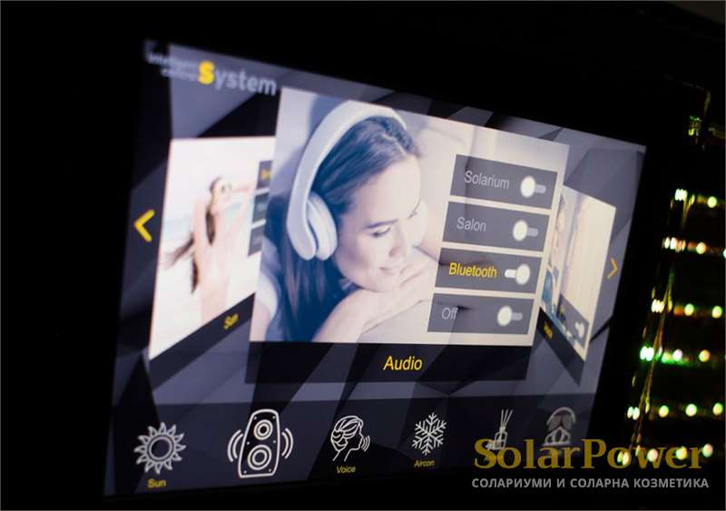 Солариум megaSun P9S е с Bluetooth за да слушате личния си плейлист от смартфона си