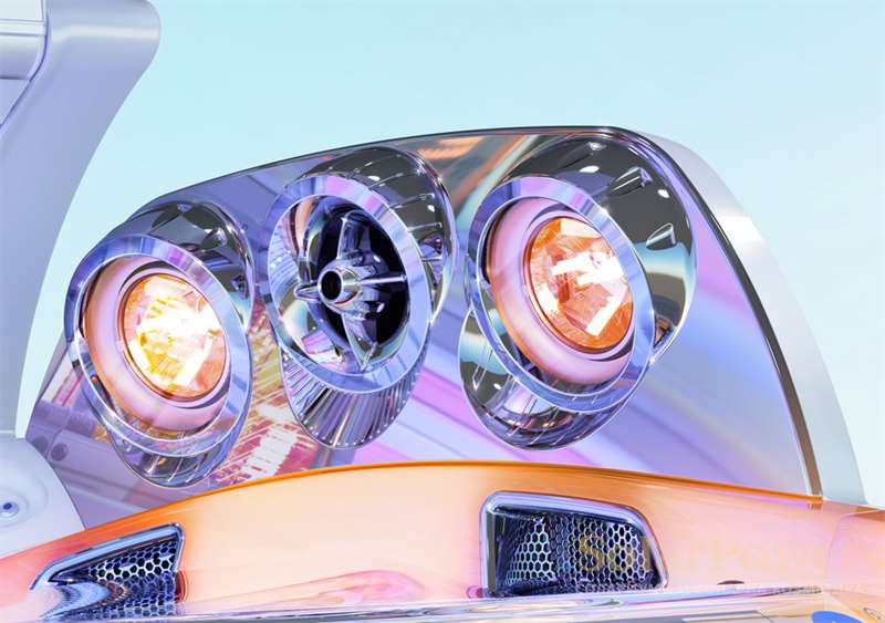 Солариум 7000 Alpha beautySun се предлага с опция за колатенови лампи за рамене, излъчващи едновременно УВ светлина за тен и Червена светлина за подмладяване