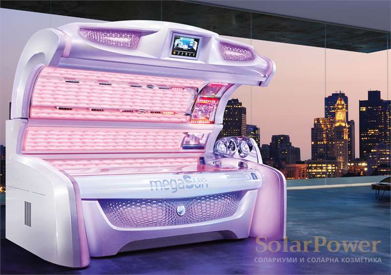 МegaSun 7000 Alpha smartSun е солариум, който осигурява интензивен тен и едновременно с това се грижи за кожата