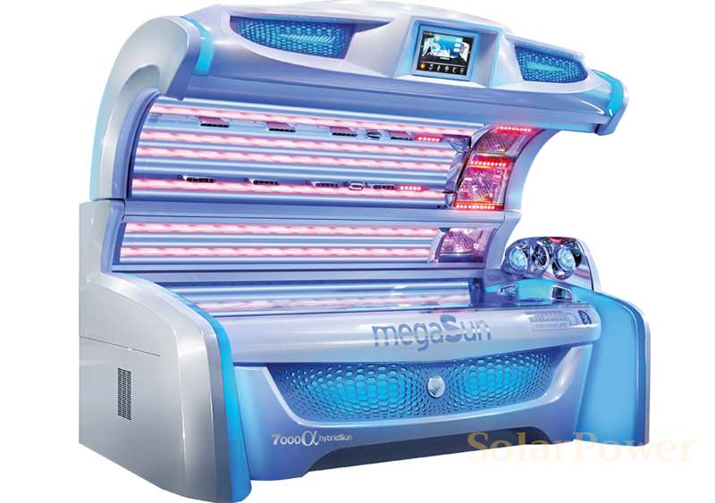 МegaSun 7000 Alpha hybridSun е един от най-мощните солариуми от новата серия 7000