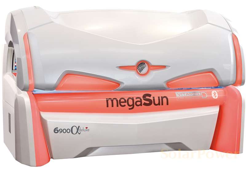 Със солариум megaSun 6900 alpha deluxe intelliSun, може сами да избирате интензивността на добиване на тен: основен, средиземноморски, карибски