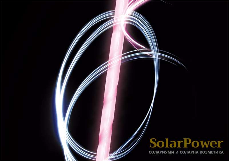 Спираловидната форма на колатеновите лампи максимизира производителността на солариум megaSun 6800 alpha hurricane